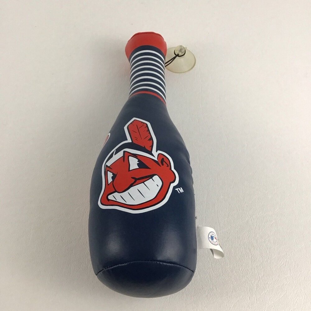 Cleveland Indians Hanging Suction Baseball Bat MLB Vintage 90s Good Stuff Wahoo - Picture 7 of 7